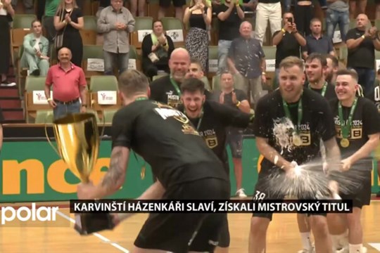 Karvinští házenkáři slaví, po roční pauze získali mistrovský titul