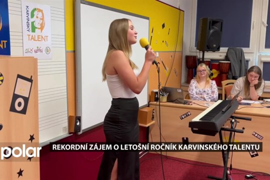 O Karvinský talent je rekordní zájem, před porotou zazpívalo 157 soutěžících
