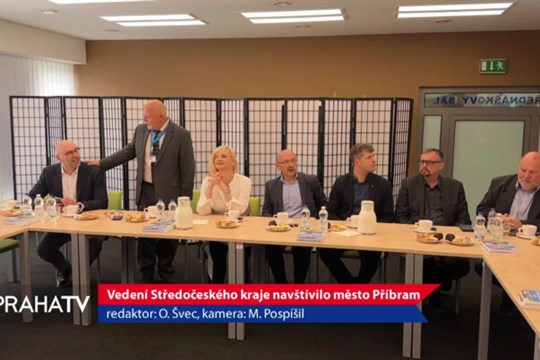 Vedení Středočeského kraje navštívilo město Příbram