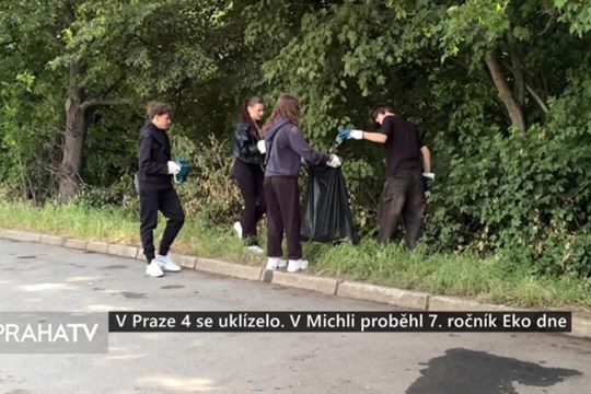 V Praze 4 se uklízelo. V Michli proběhl 7. ročník Eko dne