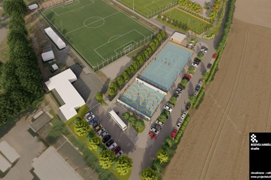 Černice rozšíří sportovní areál, vybudují moderní hřiště s umělým trávníkem