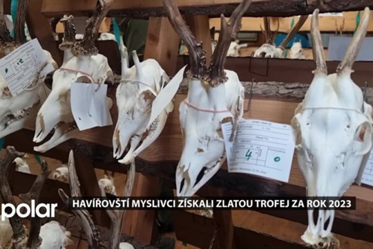 Havířovští myslivci získali zlatou trofej za rok 2023