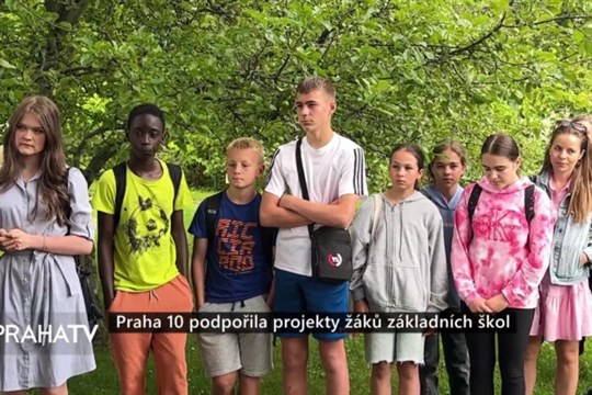 Praha 10 podpořila projekty žáků základních škol