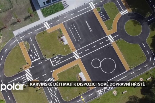 V Karviné otevřeli nové dopravní hřiště, sloužit bude školám i veřejnosti