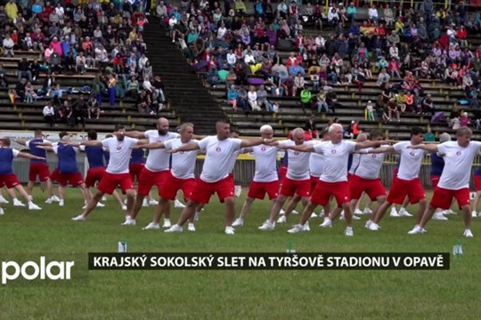 Krajský sokolský slet v Opavě nabídl ukázku 10 hromadných skladeb. Předvedlo se na něm 1200 cvičenců