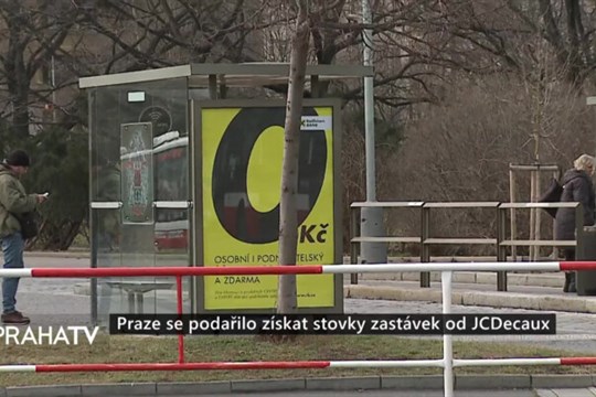 Praze se podařilo získat stovky zastávek od JCDecaux