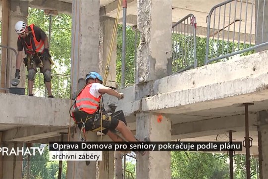 Oprava Domova pro seniory pokračuje podle plánu