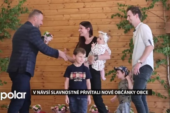 V Návsí slavnostně přivítali nové občánky obce