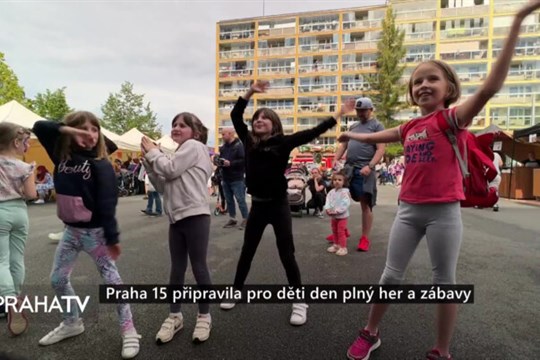 Praha 15 připravila pro děti den plný her a zábavy