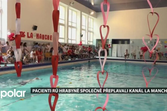 RÚ Hrabyně patřil X. ročníku štafetového plaveckého závodu La Manche. Zapojilo se do něj 55 pacientů