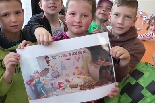 Děti soutěžily s Nadačním fondem Severočeská voda