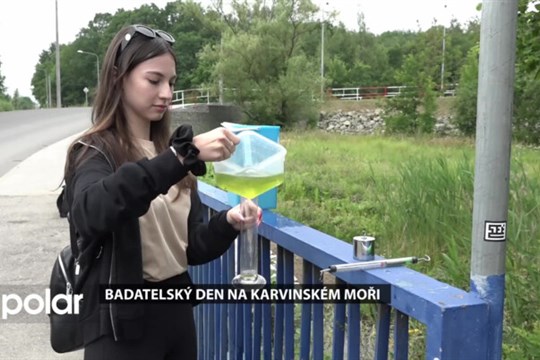 Na Karvinském moři se konala netradiční výuka, zažili ji studenti Zdravotnického lycea