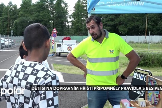 Děti si na dopravním hřišti v Havířově připomněly pravidla s BESIPEM