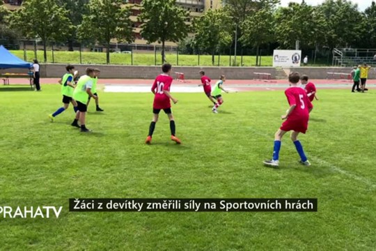 Žáci z devítky změřili síly na Sportovních hrách