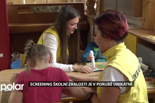 Porubští předškoláci prochází screeningem školní zralosti. Jde o unikátní službu v rámci ČR i Evropy