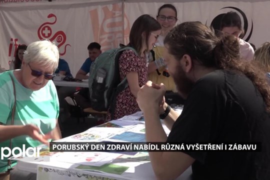 Na porubském Dni zdraví se nejen vyšetřovalo, návštěvníci se i pobavili