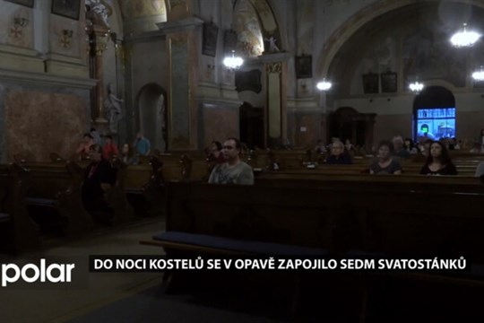 Do Noci kostelů se v Opavě zapojilo sedm svatostánků. Návštěvníky lákaly na pestrý program