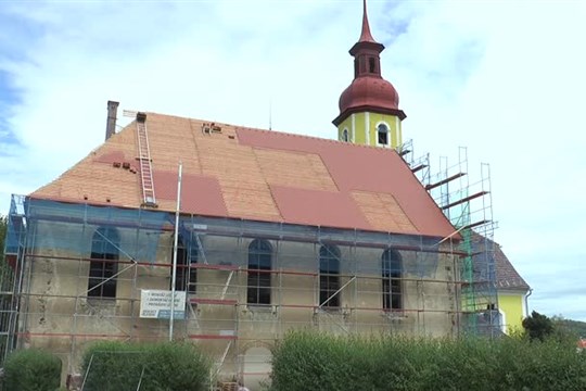Ve Višňové rekonstruují zchátralý kostel