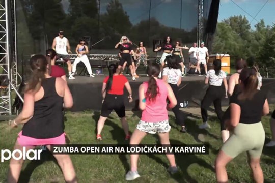 Na Lodičkách se konala fitness taneční akce Zumba Open Air