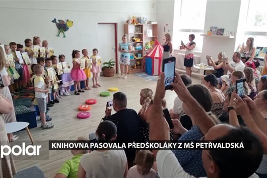 Knihovna pasovala předškoláky z MŠ Petřvaldská