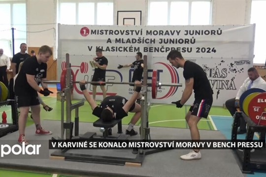 V Karviné se konalo Mistrovství Moravy v bench pressu, skvělé výkony předvedly i dívky