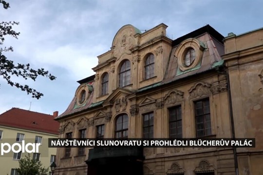Návštěvníci festivalu Slunovrat si v Opavě prohlédli běžně nepřístupný Blücherův palác