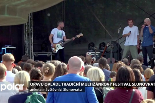 Skvělá atmosféra, koncerty, besedy, dobré jídlo. Opavu ovládl tradiční multižánrový festival Slunovrat