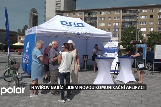 Radnice v Havířově úřadovala opět na náměstí, lidem představila novou komunikační aplikaci