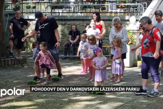 Pohodový den v darkovském lázeňském parku