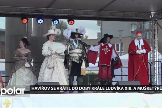 Havířov se vrátil do doby krále Ludvíka XIII. a mušketýrů