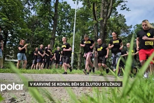 V Karviné se konal Běh se žlutou stužkou. Zapojilo se 18 odsouzených