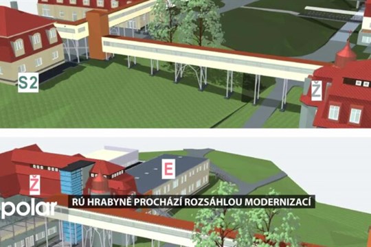 RÚ Hrabyně prochází rozsáhlou modernizací. Pacienti i zaměstnanci se tak dočkají ještě většího komfortu