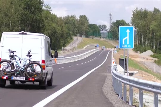 Silnici u Nového Boru zprovozní příští týden
