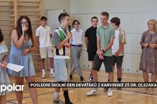 Někteří deváťáci ZŠ s polským vyučovacím jazykem Dr. Olszaka už polštinu ve výuce neuslyší