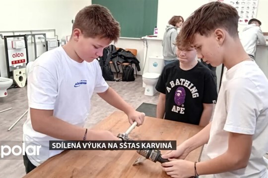 Sdílená výuka na SŠTaS Karviná pomáhá v rozhodování školáků ve výběru povolání