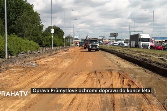 Oprava Průmyslové ochromí dopravu do konce léta