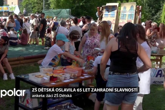 ZŠ Dětská oslavila 65 let Zahradní slavností. Pozvala na ni i úspěšné absolventy