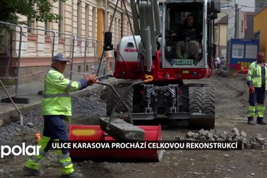 Mariánskohorská radnice dál opravuje silnice. Teď přišla na řadu ulice Karasova, která byla samá boule