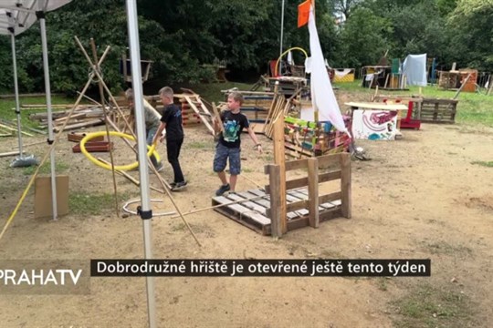 Dobrodružné hřiště je otevřené ještě tento týden