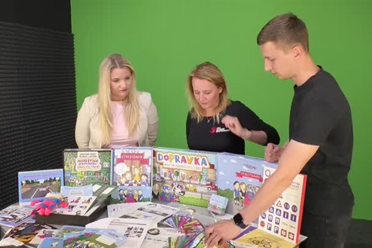 Tým silniční bezpečnosti láká na zábavné materiály pro děti