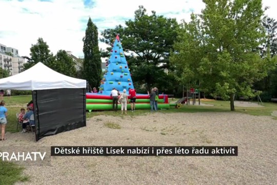 Dětské hřiště Lísek nabízí i přes léto řadu aktivit