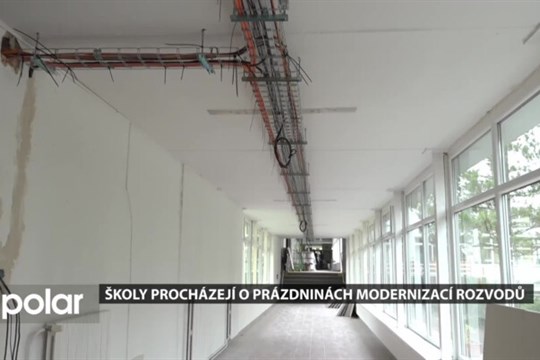 Havířovské školy procházejí o prázdninách modernizací elektrických rozvodů