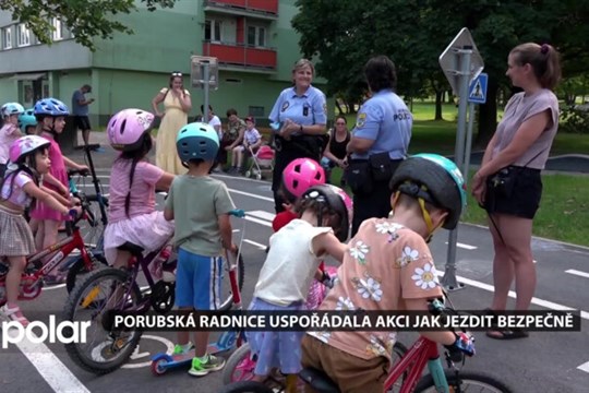 V Porubě slavnostně otevřeli dopravní hřiště s pumptrackem akcí Jak jezdit bezpečně