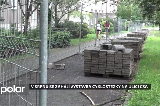 V srpnu se zahájí město výstavbu cyklostezky na ulici ČSA