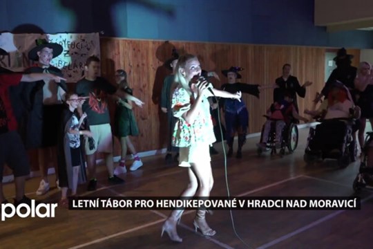 Děti se zdravotním postižením si užily letní tábor v Hradci nad Moravicí. Zatančily si i s Markétou Konvičkovou