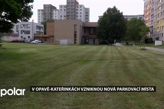 V Opavě-Kateřinkách začne výstavba nového parkoviště. Nabídne 40 míst i zeleň
