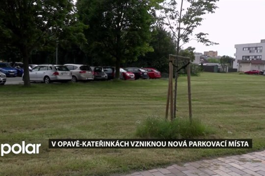 V Opavě vzniknou nová parkovací místa. Uleví se řidičům v Kateřinkách