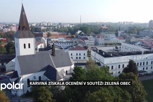 Karviná získala speciální ocenění v soutěži Zelená obec