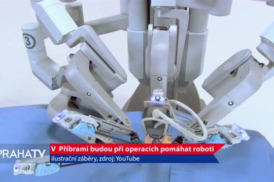 V  Příbrami budou při operacích pomáhat roboti
