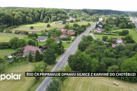 ŘSD ČR připravuje opravu silnice z Karviné-Louk do Chotěbuzi
